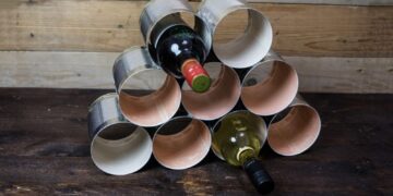 Add a bit of booze to your life with this DIY wine rack